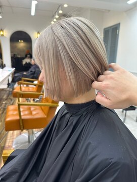 アプリバイリアン 浦和2号店(appri by Rien) ダブルカラーブリーチ透明感カラーappribyRien浦和2号店宮野悠大