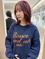 ネモネ バイ ミリー 梅田茶屋町(nemone by milly)&nbsp;こなれミディ　くびれヘア　暖色カラー