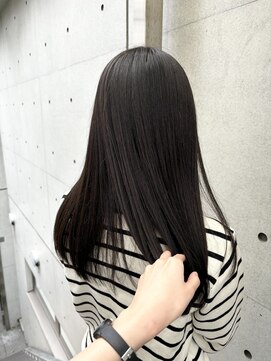 ディジョン(Dijon) 韓国顔まわりレイヤーカットグレージュオリーブベージュブラウン