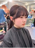 ★ウェーブミディアム似合わせカットメルティカラーショート韓国
