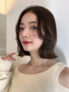 サンド ミュウ 横浜店(sand mieu) 結べる韓国ボブ/レイヤーカット/くびれボブ/韓国/顔まわり/前髪