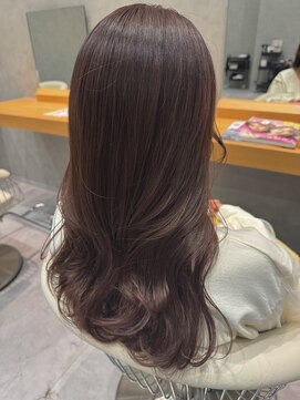 ヘアデザインファブロ イオンモール宮崎店(hair design FABRO.) 【ピンクラベンダー/韓国スタイル/韓国レイヤースタイル】