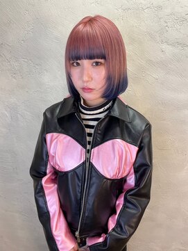 マジコ 原宿(Magico) ホワイトグレージュ/デジタルパーマ/チェリーブラウン/原宿