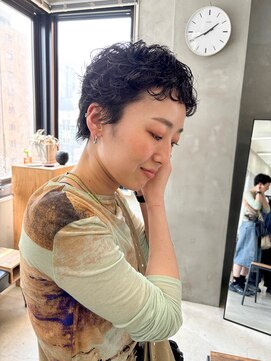 テトヘアー(teto hair) ピクシーショート　ショートパーマ　ニュアンスパーマ