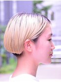 ブロンド×モードショート