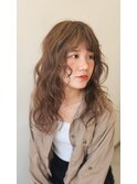 アッシュベージュ/透明感カラー