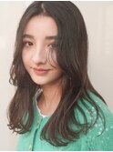 就活も◎ナチュラル地毛風黒髪レイヤー