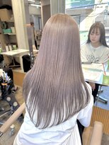 サンク 原宿 表参道(cinq)&nbsp;★ハイトーンカラーミルクティーベージュホワイトベージュカラー