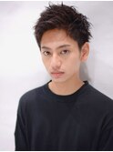 Men'sツーブロックニュアンスパーマ#001