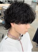 シャドウパーマ波巻きスパイラルパーマウルフパーマ名古屋駅栄駅