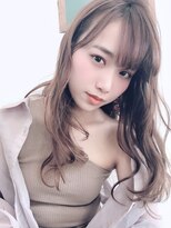 ベルヘアーデザイン 堺東(Belle hair Design)&nbsp;韓国風レイヤーカットオリーブグレージュ堺東20代30代40代