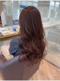ピンクブラウン・ロング