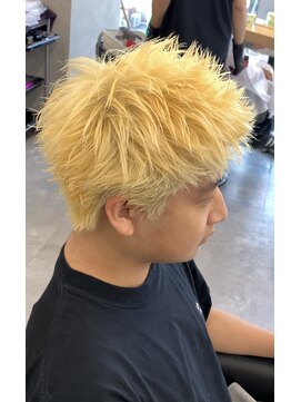 ブラック 渋谷(BLUCK) ブロンドスパイキー