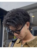 ルーズパーマスパイラルパーマショートマッシュ