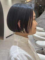 ソワネ 表参道(soigne) 青山白髪ぼかしハンサムショートカットアッシュブラウン30代40代