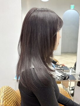 ティエラ 原宿 表参道(Tierra) 【Tierra美侑】髪質改善でうるつやラベンダーグレージュカラー