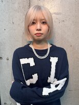 ラニヘアサロン(lani hair salon)&nbsp;ブロンド/ボブ/抜きっぱなし/ホワイト/ハイトーン/ブリーチ