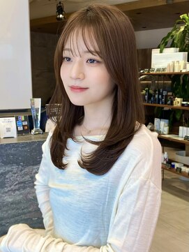 グランド(GRAND) ロングヘア20代30代40代レイヤー前髪なし前髪あり表参道【平島】