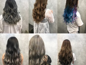 ヘアメイク マニエラ(Hairmake MANIERA)の写真/《泉の広場徒歩20秒》朝6時~夜23時まで受付可能★カラフルなカラーのエクステもご用意しております★