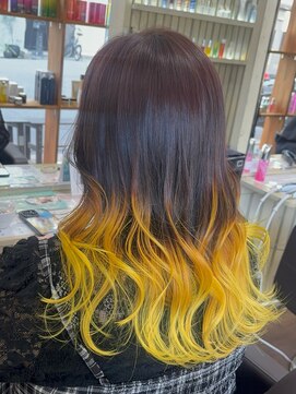 ドォート(Dote hair make) 【菜月style】イエロー×グラデーション
