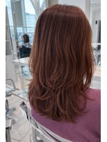 ヘアーアンドメイク ニューヨークニューヨーク 姫路店(Hair&Make NYNY)&nbsp;ピンクブラウンカラー