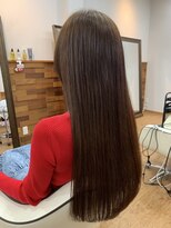 フリー(Free)&nbsp;艶髪さらさらロングヘアー×オーガニックカラーベージュ