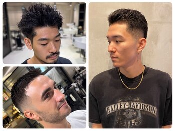フランクスバーバーザスタンド(Frank’s barber the stand)の写真/清潔感色気を一度に!眉毛カット×メンズパーマ好評[飯田橋駅/men's/メンズカット/フェードカット/学割U24]