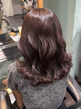 トリコ ショップアンドヘアサロン(tricot shop hair salon) 透明感のあるピンク&パープルブラウンカラー♪