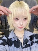 Yくびれミディアムレイヤーボブ/ミディアムハッシュカット表参道
