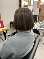 アルトス 浦和(ARTS)&nbsp;【伸びてもまとまるハイライト×ボブ】浦和の美容室ARTS鈴木英治
