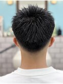メンズカットミドルスキンフェード