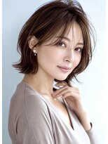 ハーツ 青山表参道店(Heart's)&nbsp;40代50代60代/ブリーチなし白髪ぼかしカラーミディアムレイヤー