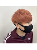 ピンクベージュマッシュ