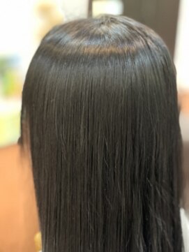 ヘアーアンドチャット リンク 三軒茶屋店(hair&chat LINK) エイジング毛をツヤのある髪にする縮毛矯正
