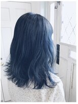 マイ キューブ ヘア デザイン 豊田(My Cube Hair Design) ハイ透明感ブルーカラー