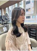 韓国風コテ巻き風パーマ