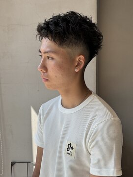 ヘアー アイス ルーチェ(HAIR ICI LUCE) メンズベリーショートパーマ/大矢