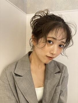 アオ(AO。) ベージュカラー/透明感カラー/顔まわりレイヤーカット/横浜