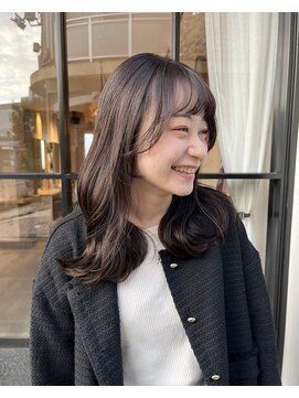 クロレ(CLORE) ブラウンカラー ナチュラルカラー ロング 韓国ヘア