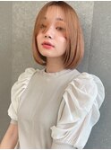 ワンレンスッキリボブカット×レイヤー