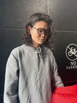 フラッグヘアー 博多駅前店(Flag HAIR)&nbsp;メンズ　ミディアムパーマ