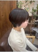 【山本智文】ショートカットインナーカラー