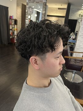 ヘアーメイク ロージー 北18条店(HAIR MAKE ROSY) 波巻きスパイラルセンターパートサイドパート韓国風マッシュ