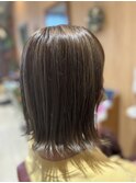 白髪ぼかしハイライト