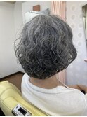 ボリュームアップパーマ！シニアヘアスタイル