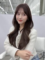 フォンズ(FONS) 透明感グレージュカラー/ロングレイヤー/韓国トレンドくびれヘア