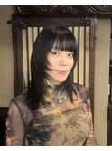艶感カラー/レイヤーカット/ダークブラック/モード/原宿/渋谷