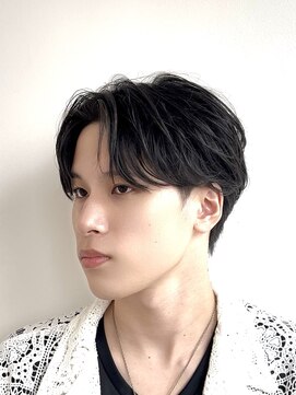 リンダ(LYNDA) センターパート/毛流れフェザーパーマ/メンズショート仙台