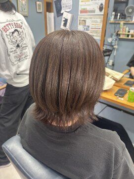 リマイル 西台店(remile) スタイリングしやすいレイヤーボブ×色落ちが綺麗なグレージュ