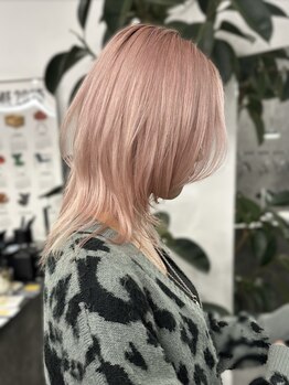 UNUS＋の写真/【艶と透明感◎】ブリーチもダメージ最小限に☆透明感あふれる最旬デザインカラーであなたの理想の髪色に♪